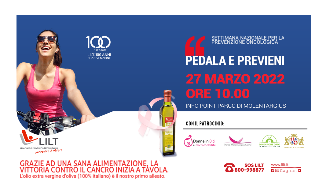 PEDALA E PREVIENI – XXI Settimana Nazionale Per La Prevenzione Oncologica
