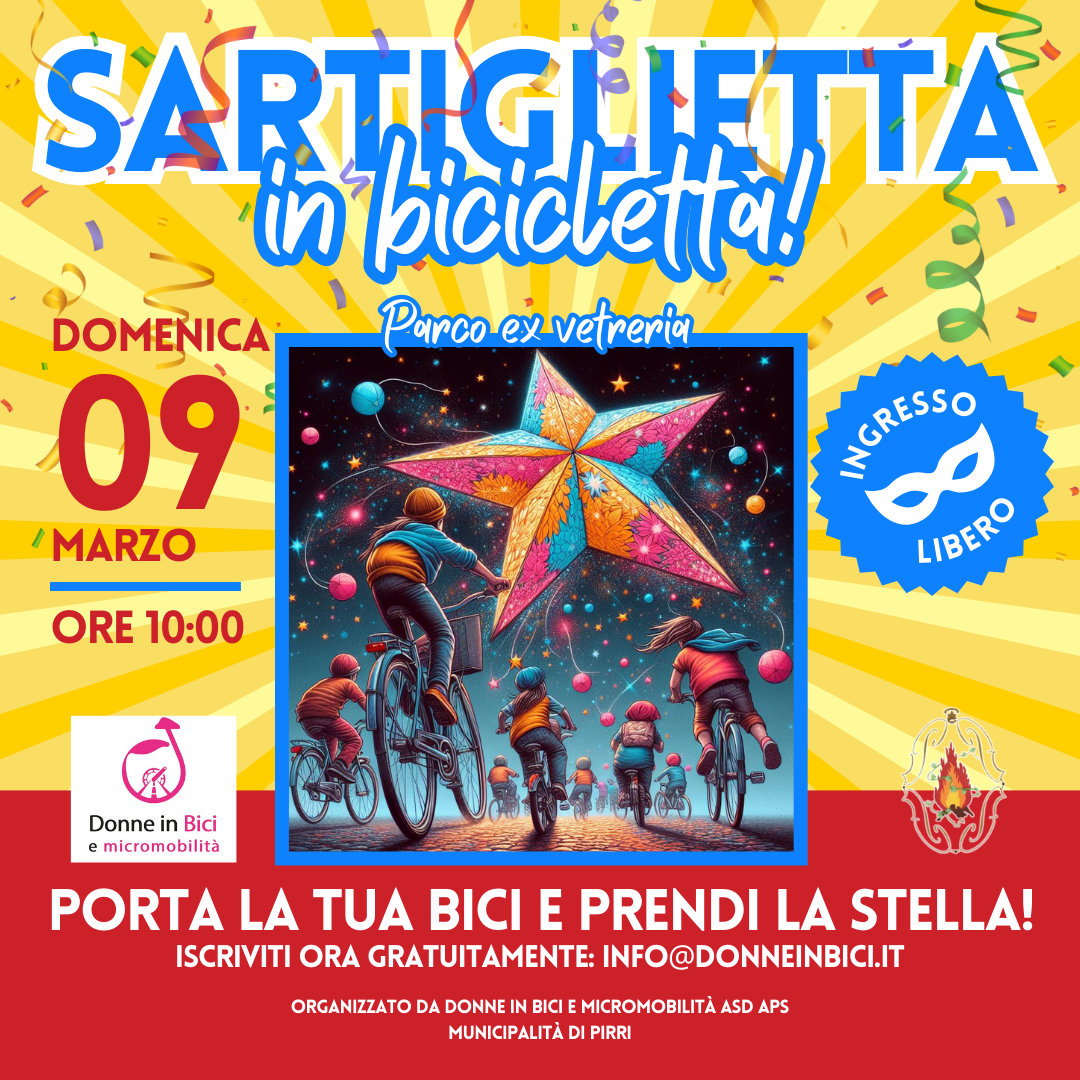 la sartiglietta in bicicletta